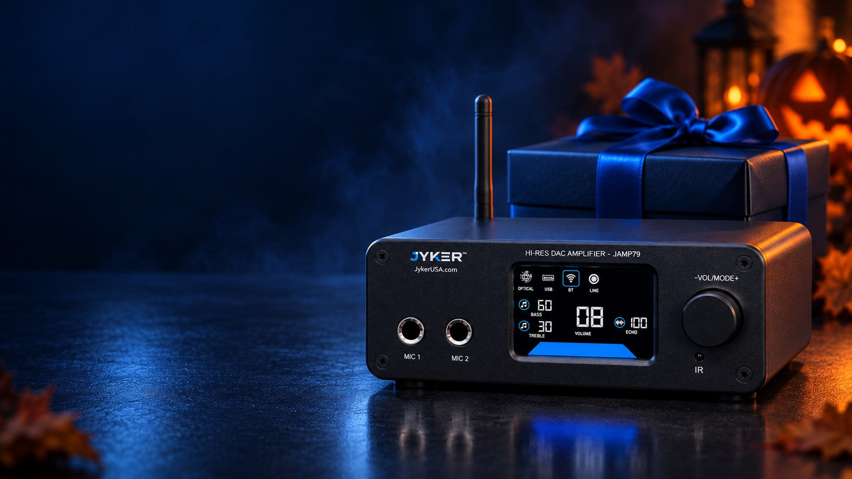 Jyker home audio amplifier and speakers